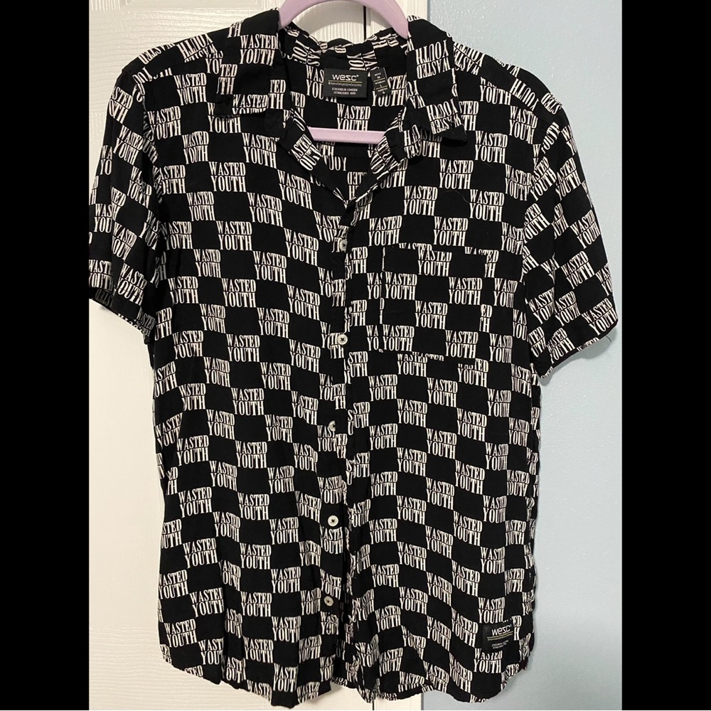 Wasted youth all-over print shirt